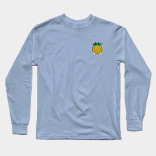 Small Spaceship Earth Pineapple Long Sleeve T-Shirt